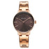 Titan TGIF Quartz Analogue Brown Dial Rose Gold Stainless Steel Strap Watch for Women-PEROZ Accessories