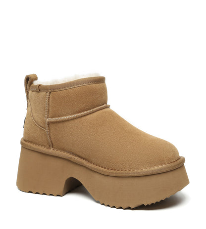 EVERAU Ariel Platform UGG Boots - UEA3014-PEROZ Accessories