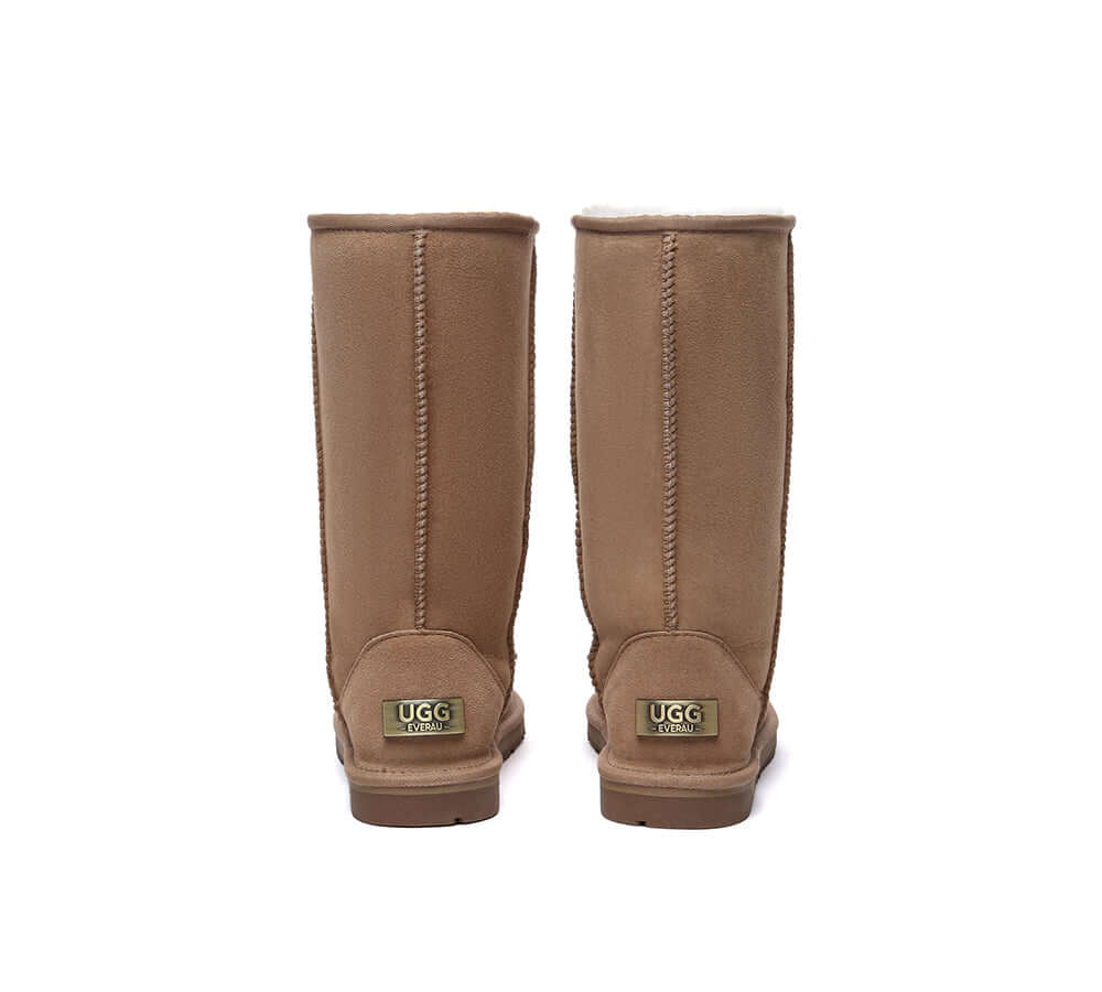 UGG EVERAU® UGG Boots Double Faced Sheepskin Wool Tall Classic-PEROZ Accessories