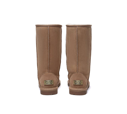 UGG EVERAU® UGG Boots Double Faced Sheepskin Wool Tall Classic-PEROZ Accessories