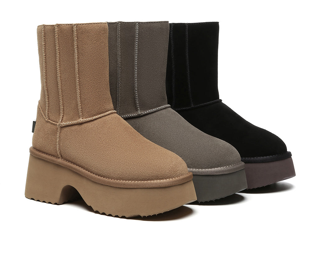 UGG EVERAU® UGG Boots Short Chunky Platform Yuana-PEROZ Accessories