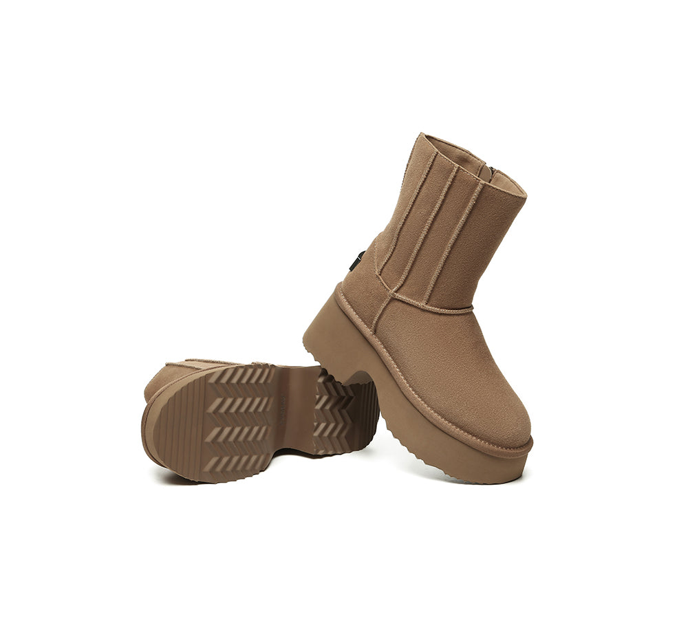 UGG EVERAU® UGG Boots Short Chunky Platform Yuana-PEROZ Accessories
