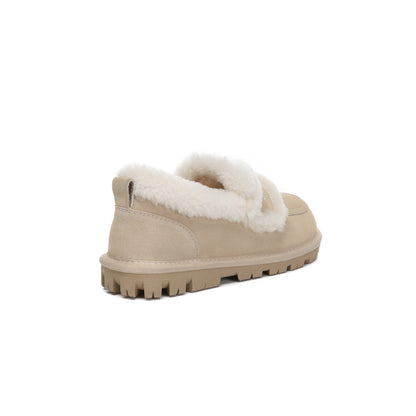 AUSTRALIAN SHEPHERD® UGG Slippers Women Sheepskin Wool Ankle Rilee Loafers-UGG Slippers-PEROZ Accessories
