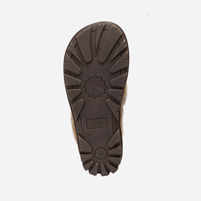 UGG Violet Matelassé Shearling Slipper (Elastic Logo, Detachable Feature)-Women Slippers-PEROZ Accessories