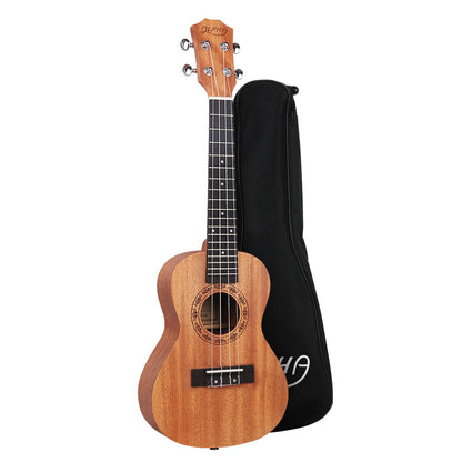 Alpha 26&quot; Ukulele Natural Mahogany Tenor Beginner Gift w/ Carry Bag-Audio &amp; Video &gt; Musical Instrument &amp; Accessories-PEROZ Accessories