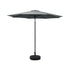 Instahut 2.7m Outdoor Umbrella w/Base Pole Stand Garden Sun Charcoal-Home & Garden > Shading > Umbrellas & Sunshades-PEROZ Accessories