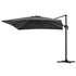 Instahut Outdoor Umbrella 3m Umbrellas Cantilever Stand Sun Roma 360 Degree Charcoal-Home & Garden > Shading > Umbrellas & Sunshades-PEROZ Accessories