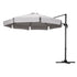 Instahut 3m Outdoor Umbrella Cantilever 360 Degree Tilt Beach Roma Grey-Home & Garden > Shading > Umbrellas & Sunshades-PEROZ Accessories