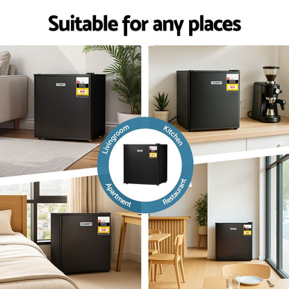 Devanti 31L Small Upright Freezer Vertical Freezer Black-Appliances > Fridges &amp; Freezers > Freezers-PEROZ Accessories