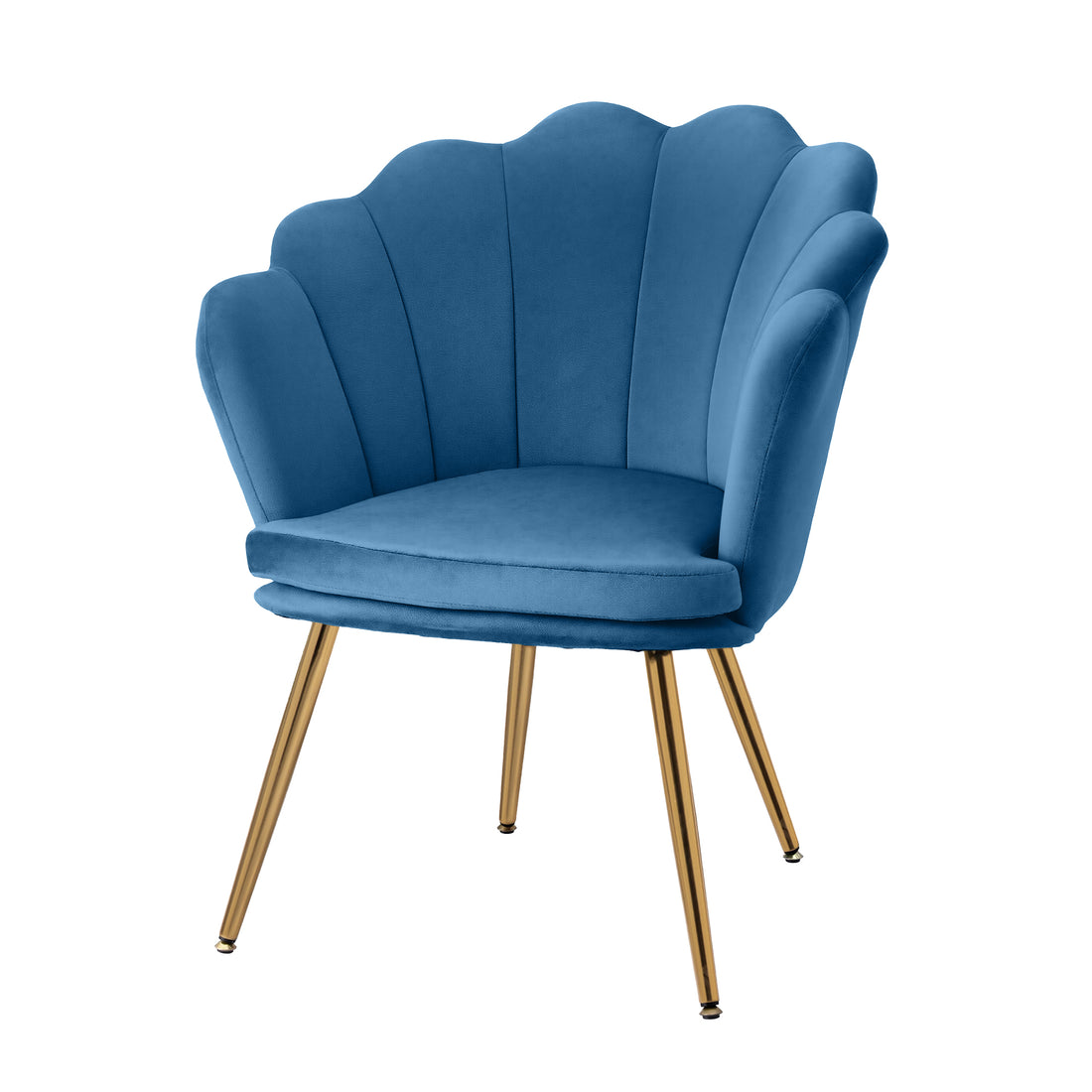 Artiss Armchair Velvet Blue Callista-Armchairs-PEROZ Accessories