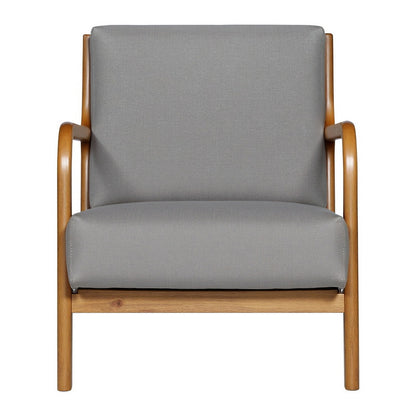 Artiss Armchair Fabric Light Grey-Furniture > Bar Stools &amp; Chairs > Arm Chairs &amp; Recliners-PEROZ Accessories