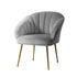 Artiss Armchair Velvet Grey Eloise-Furniture > Living Room-PEROZ Accessories
