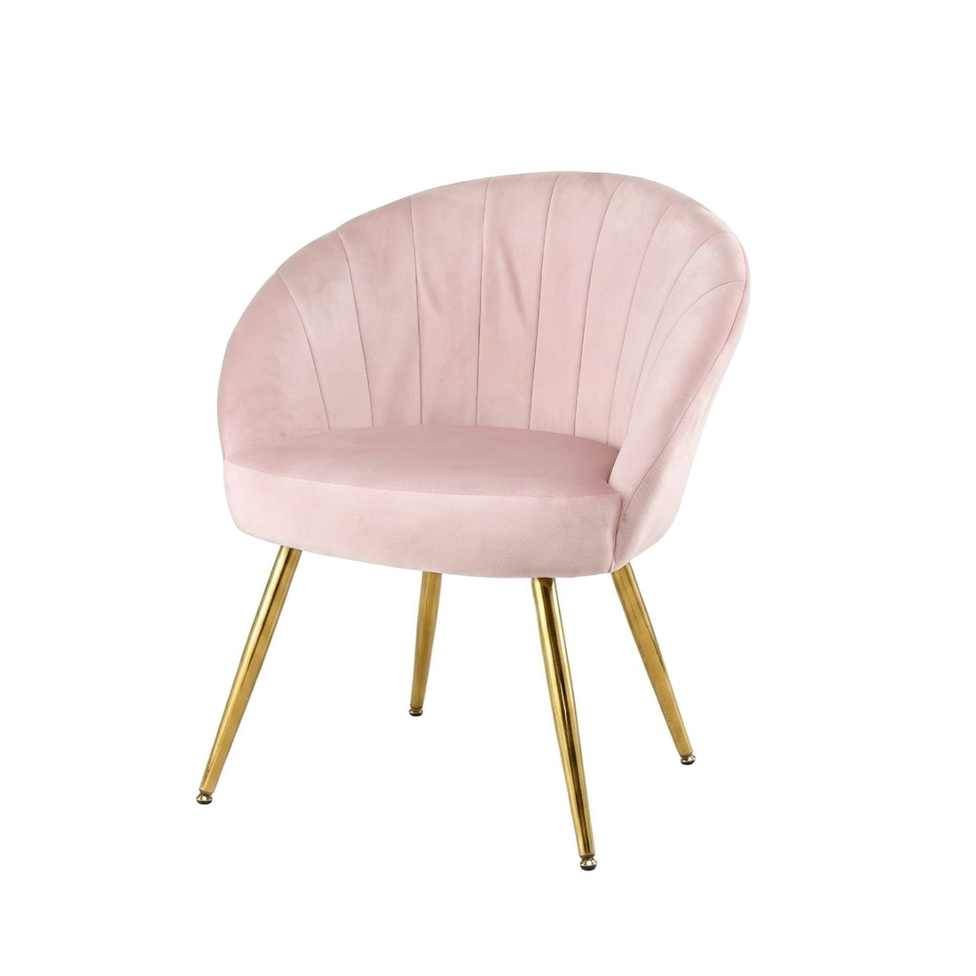 Artiss Armchair Velvet Pink Eloise-Armchairs-PEROZ Accessories