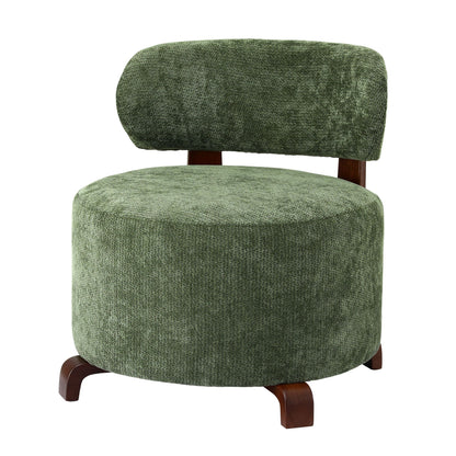 Artiss Armchair Occasional Chair Linen Upholstered Curved Backrest Green-Furniture > Bar Stools &amp; Chairs > Arm Chairs &amp; Recliners-PEROZ Accessories