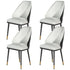 Artiss Dining Chairs Set of 4 Leather Seat Beige and Black-Furniture > Dining > Kitchen & Dining Chairs-PEROZ Accessories