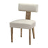 Artiss Dining Chairs Set of 4 Linen Fabric Wooden Beige-Furniture > Dining > Kitchen & Dining Chairs-PEROZ Accessories