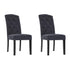 Artiss Dining Chairs Set of 2 Linen Parsons Chair Dark Grey-Dining Chairs-PEROZ Accessories