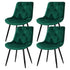 Artiss Dining Chairs Set of 4 Velvet Diamond Tufted Green-Furniture > Dining > Kitchen & Dining Chairs-PEROZ Accessories