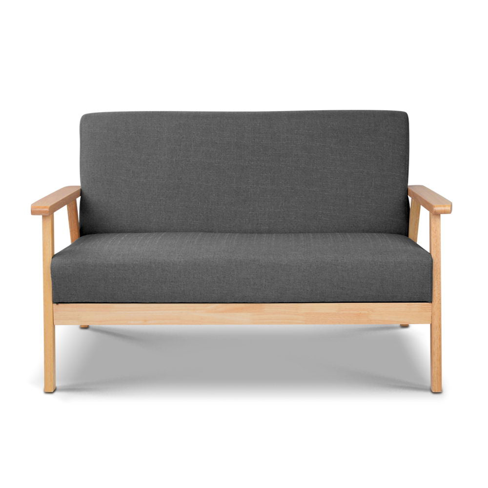Artiss 2-Seater Sofa Armchair Skane-Furniture &gt; Bar Stools &amp; Chairs-PEROZ Accessories