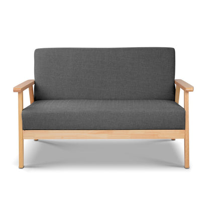 Artiss 2-Seater Sofa Armchair Skane-Furniture &gt; Bar Stools &amp; Chairs-PEROZ Accessories