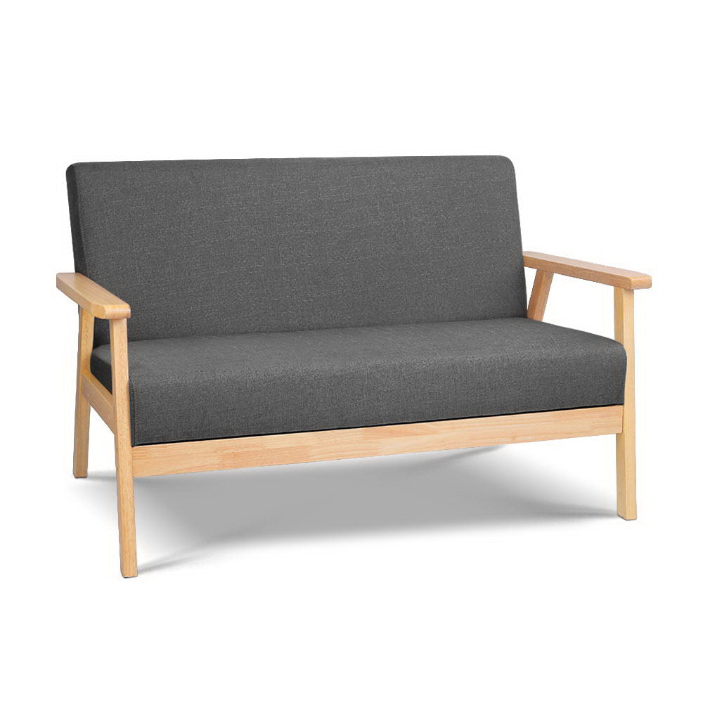 Artiss 2-Seater Sofa Armchair Skane-Furniture &gt; Bar Stools &amp; Chairs-PEROZ Accessories