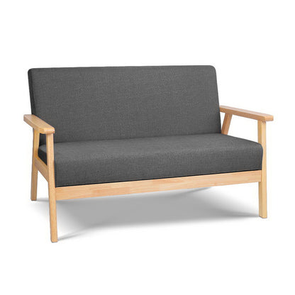 Artiss 2-Seater Sofa Armchair Skane-Furniture &gt; Bar Stools &amp; Chairs-PEROZ Accessories