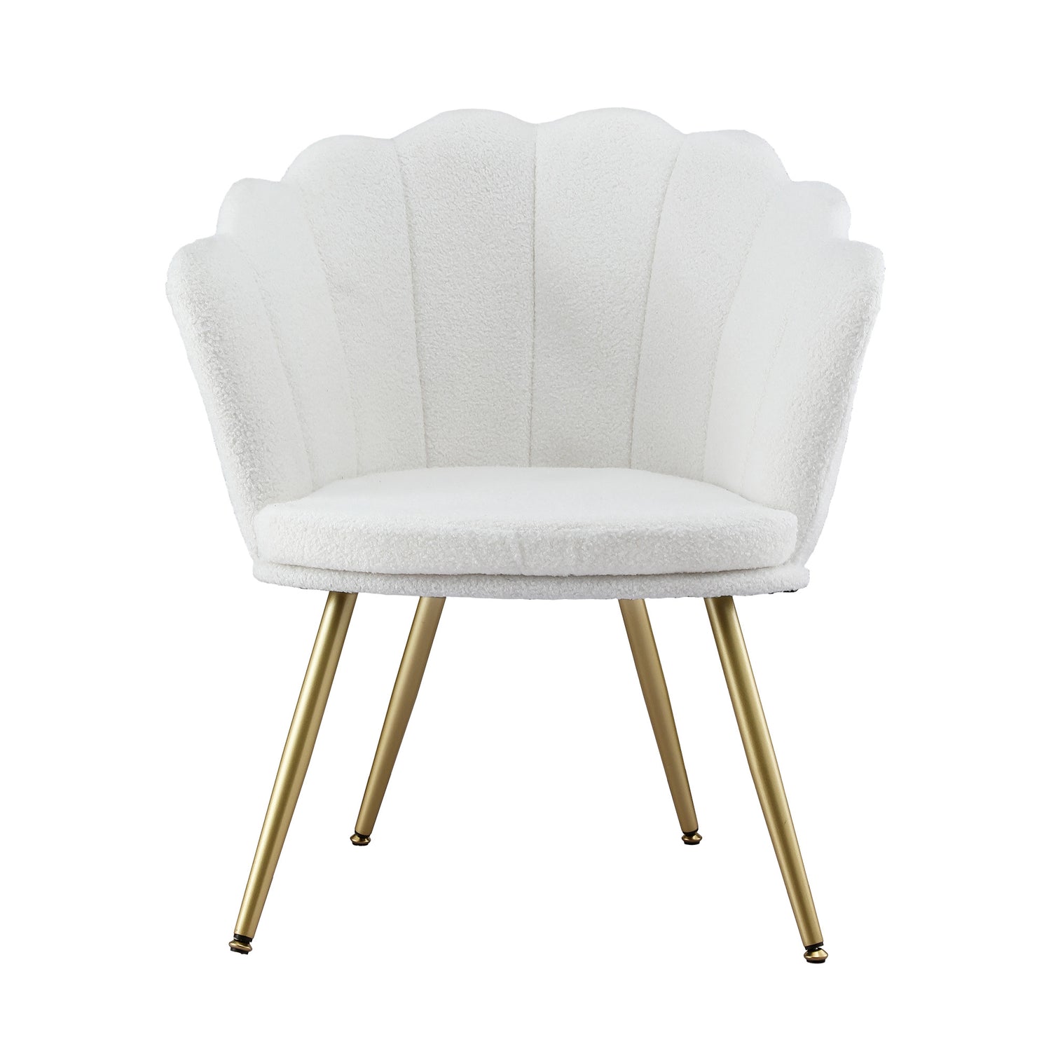 Artiss Armchair Teddy Fleece White Callista-Furniture > Bar Stools &amp; Chairs > Arm Chairs &amp; Recliners-PEROZ Accessories