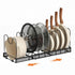 Artiss Expandable Pots and Pans Organizer Rack Cookware Holder Kitchen Cabinet Rack-Furniture > Bathroom > Bathroom Cabinets, Cupboards & Storage-PEROZ Accessories