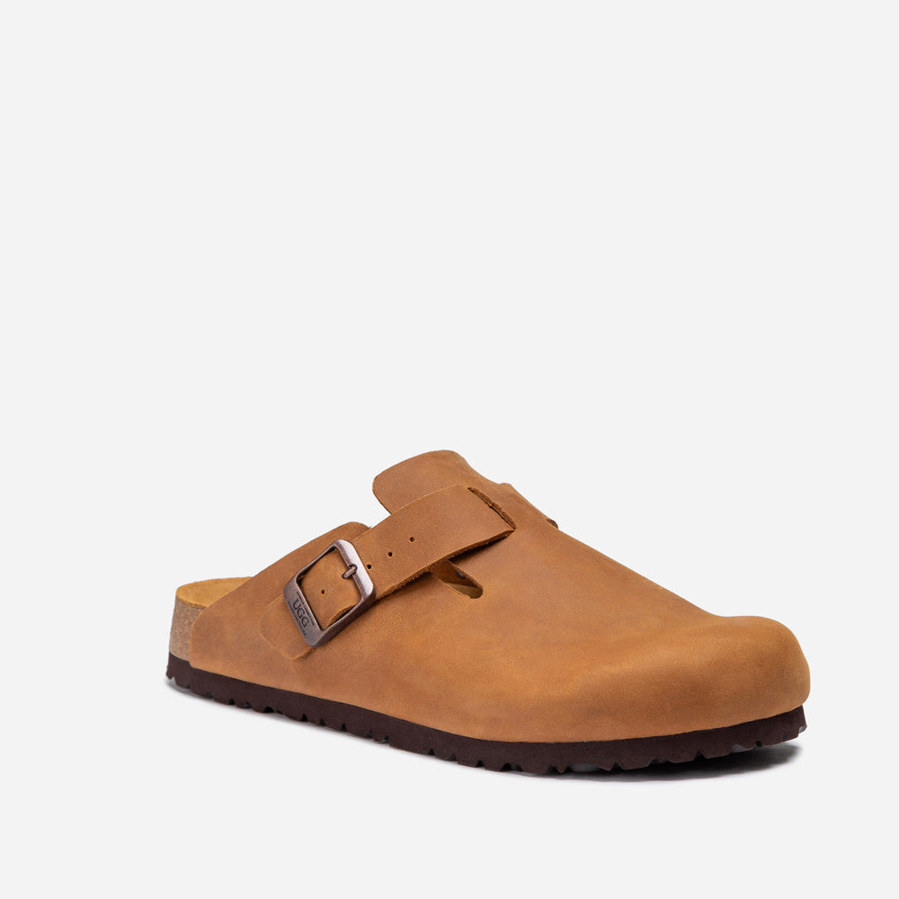Ugg Aussie Leather Footbed Mens Slipper-PEROZ Accessories
