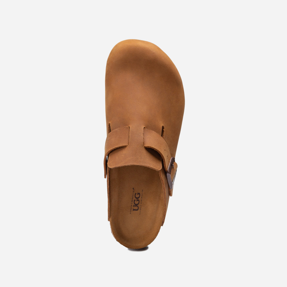 Ugg Aussie Leather Footbed Mens Slipper-PEROZ Accessories