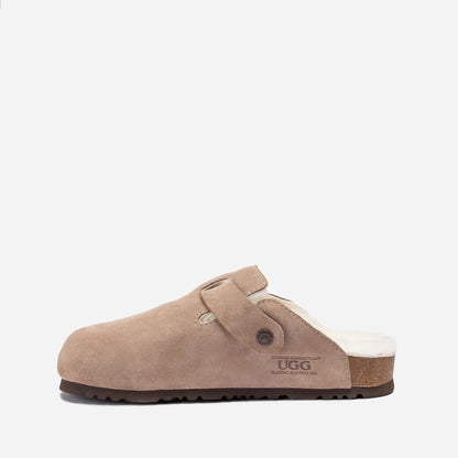 Ugg Aussie Shearling Soft Footbed-Unisex Summer Moccasin-PEROZ Accessories