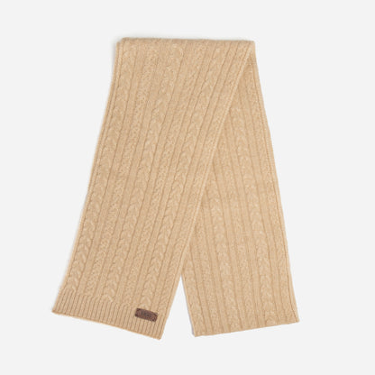 Ugg Cable Knit Pure Cashmere Scarf-PEROZ Accessories