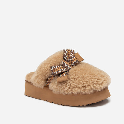 Ugg Cemila Shearling Platform Slipper-Women Slippers-PEROZ Accessories