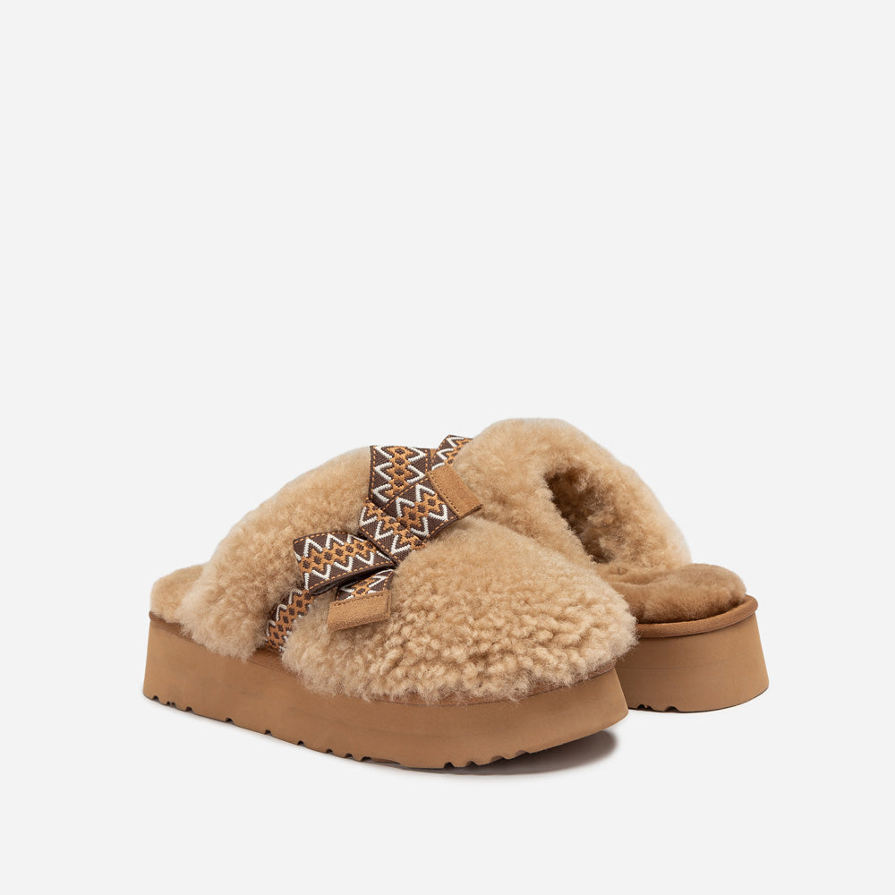 Ugg Cemila Shearling Platform Slipper-Women Slippers-PEROZ Accessories