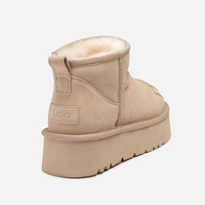 Ugg Classic Dana Emb Logo Platform Ultra Boot-Women UGG-PEROZ Accessories