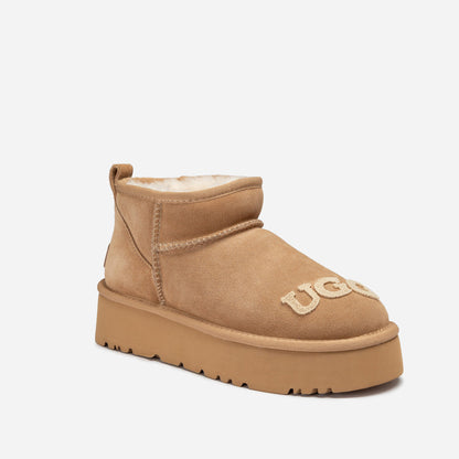 Ugg Classic Dana Emb Logo Platform Ultra Boot-Women UGG-PEROZ Accessories