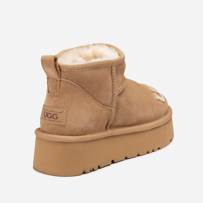 Ugg Classic Dana Emb Logo Platform Ultra Boot-Women UGG-PEROZ Accessories