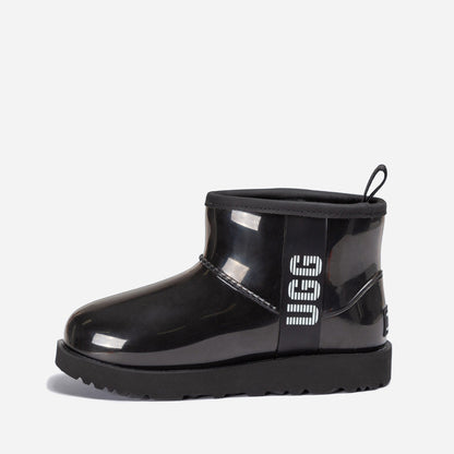 Ugg Classic Kids Clear Mini Boots (Waterproof) (Glow In Dark Logo)-KIDS UGG-PEROZ Accessories