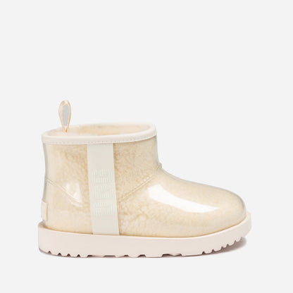 Ugg Classic Kids Clear Mini Boots (Waterproof) (Glow In Dark Logo)-KIDS UGG-PEROZ Accessories