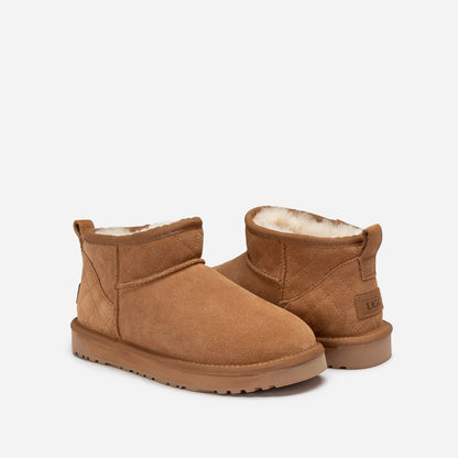 Ugg Classic Matelasse Ultra Mini Boot-Women UGG-PEROZ Accessories