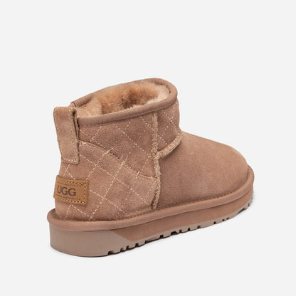 Ugg Classic Matelasse Ultra Mini Boot-Women UGG-PEROZ Accessories