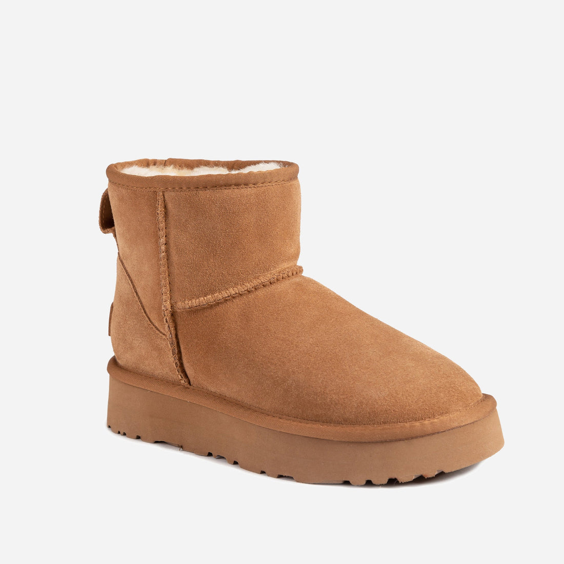 Ugg Classic Mini Platform Boots (Cow Suede)-PEROZ Accessories