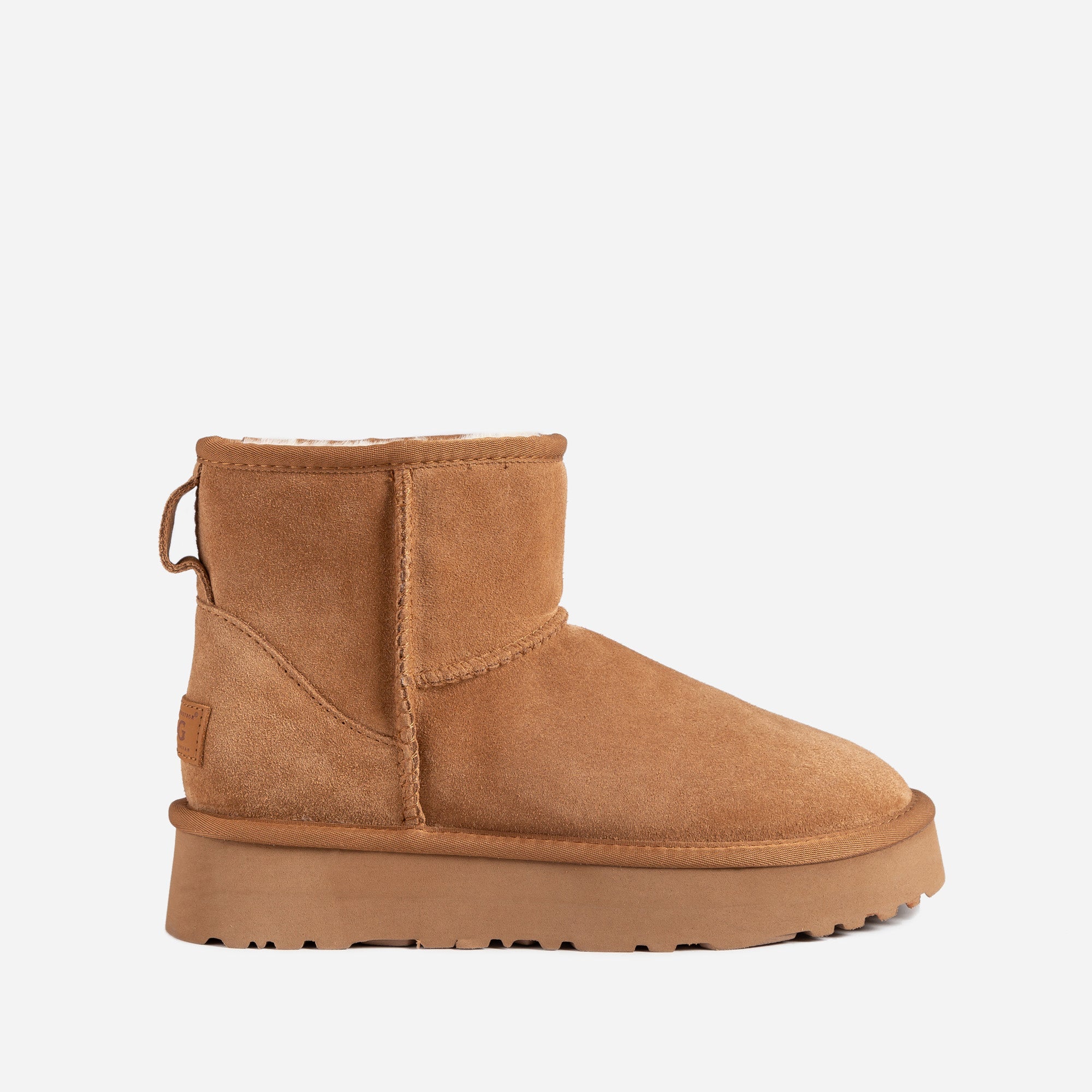 Ugg Classic Mini Platform Boots (Cow Suede)-PEROZ Accessories