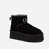 Ugg Classic Platform Knit Logo Mini Boots (Water Resistant) (5cm)-PEROZ Accessories