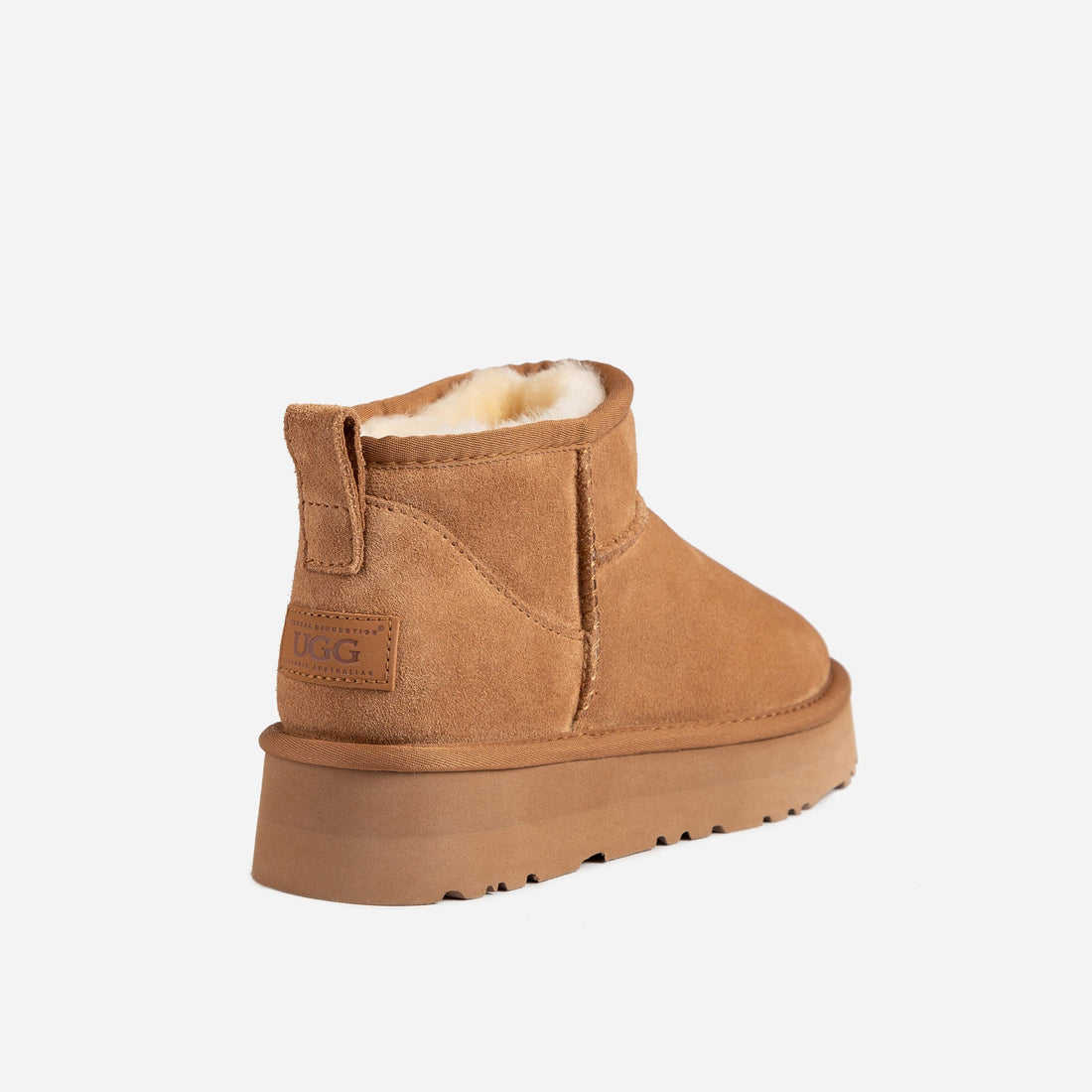Ugg Classic Platform Ultra Mini Boots (Cow Suede)-PEROZ Accessories