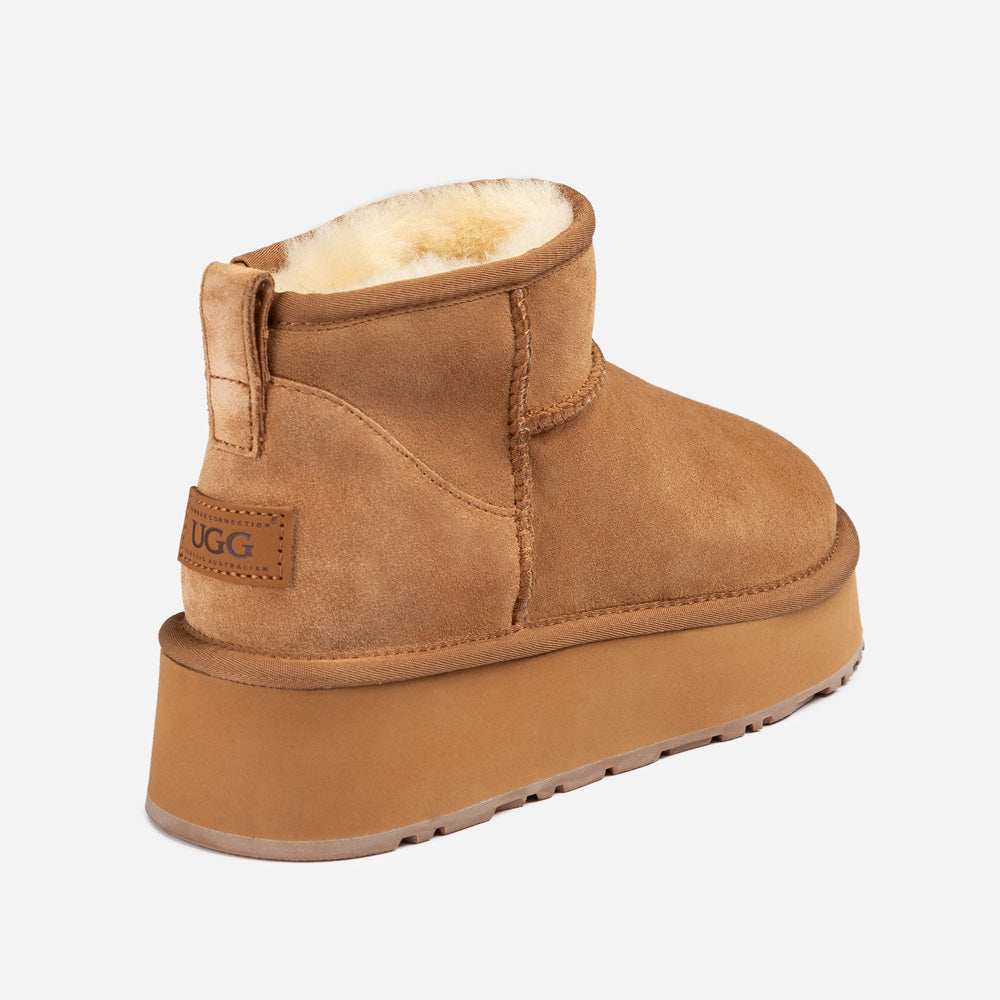 Ugg Classic Ultra Platform Wild Cozy Boots (Water Resistant)-PEROZ Accessories