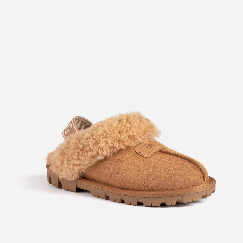 Ugg Coquette Curly Slipper (Elastic Backstrap)-LADIES UGG-PEROZ Accessories