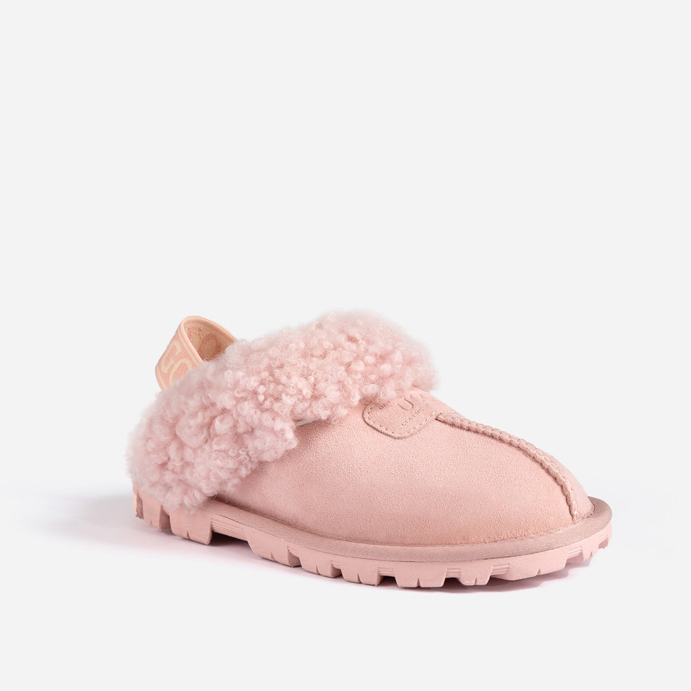 Ugg Coquette Curly Slipper (Elastic Backstrap)-LADIES UGG-PEROZ Accessories