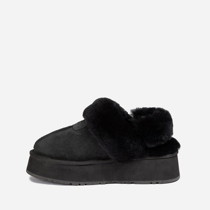 Ugg Coquette Platform Slipper (Elastic Logo &amp; Wool Strap) (Detachable Feature)-LADIES UGG-PEROZ Accessories