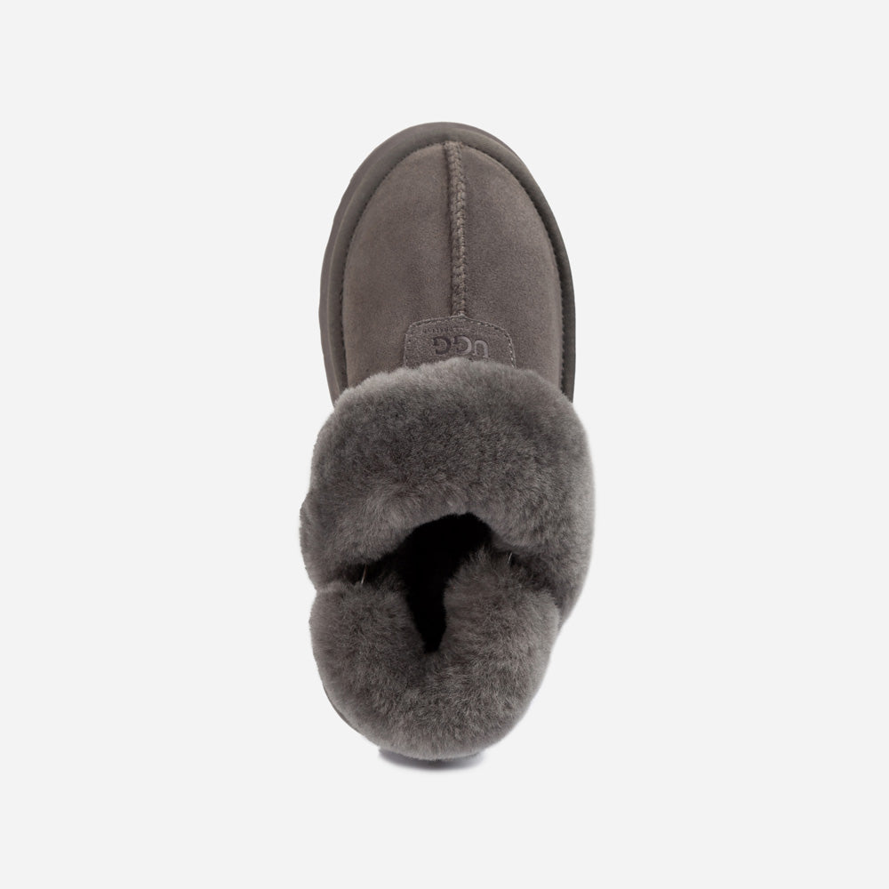 Ugg Coquette Platform Slipper (Elastic Logo &amp; Wool Strap) (Detachable Feature)-LADIES UGG-PEROZ Accessories